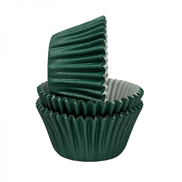 CCBS7921B - Solid Green Muffin Case x 3600